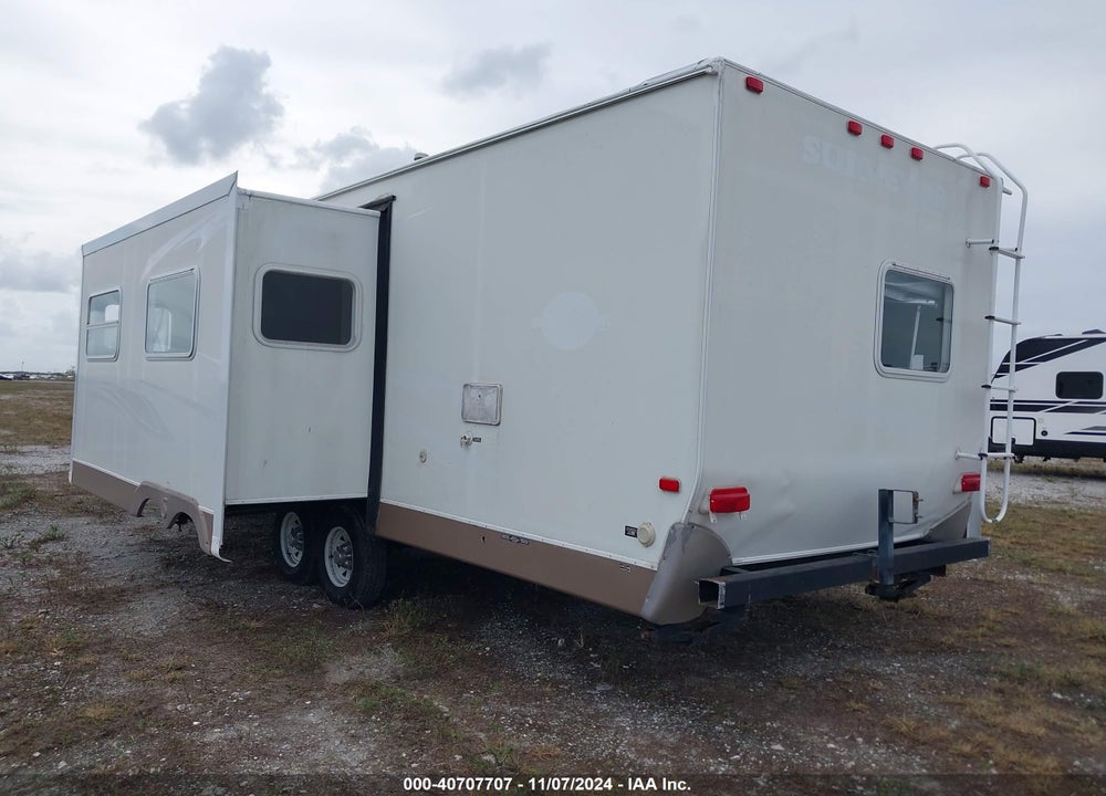 2007 FOREST RIVER TRAVEL TRAILER VIN: 4X4TSVF227L010934