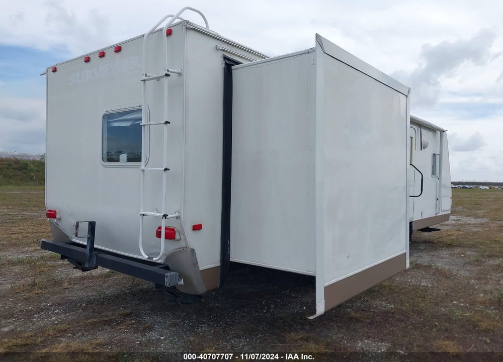 2007 FOREST RIVER TRAVEL TRAILER VIN: 4X4TSVF227L010934