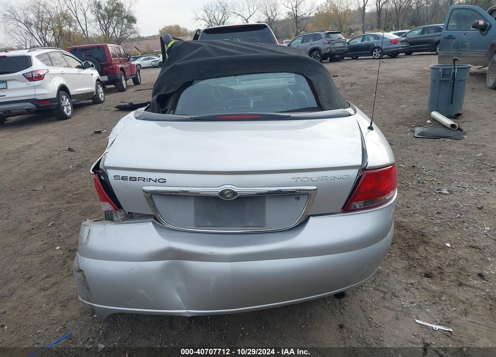 2006 CHRYSLER SEBRING TOURING VIN: 1C3EL55R86N154411
