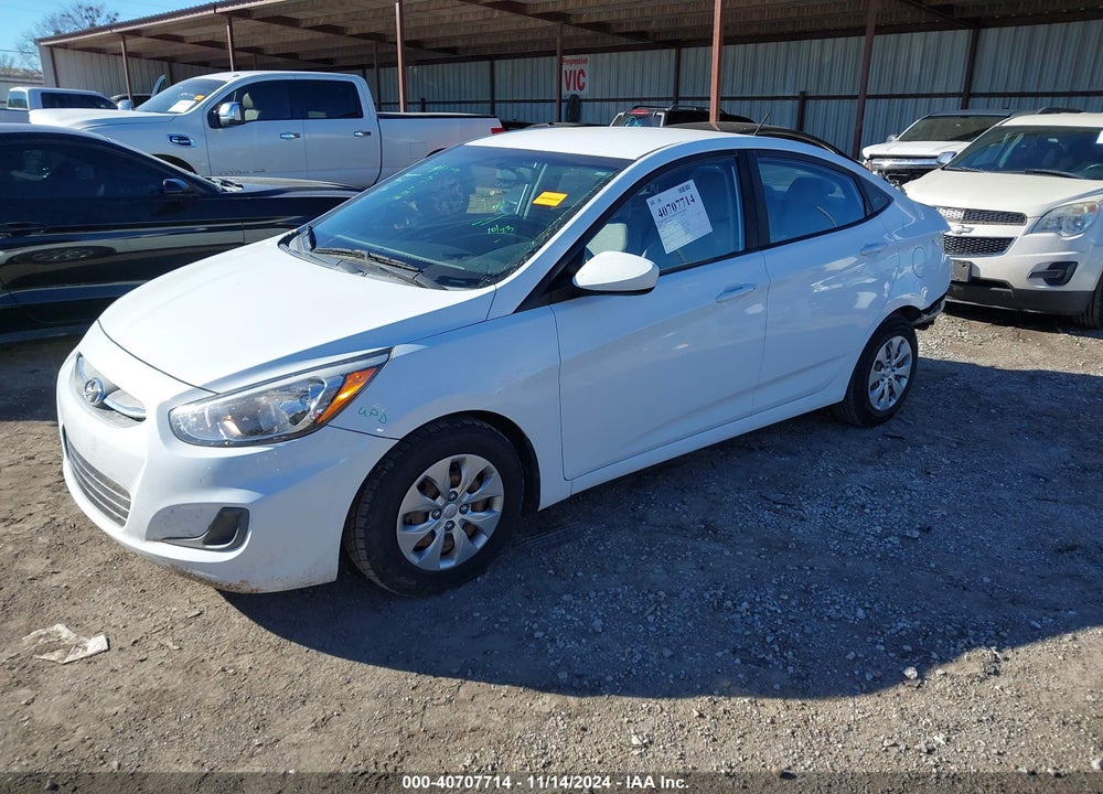 2017 HYUNDAI ACCENT SE VIN: KMHCT4AE6HU222371