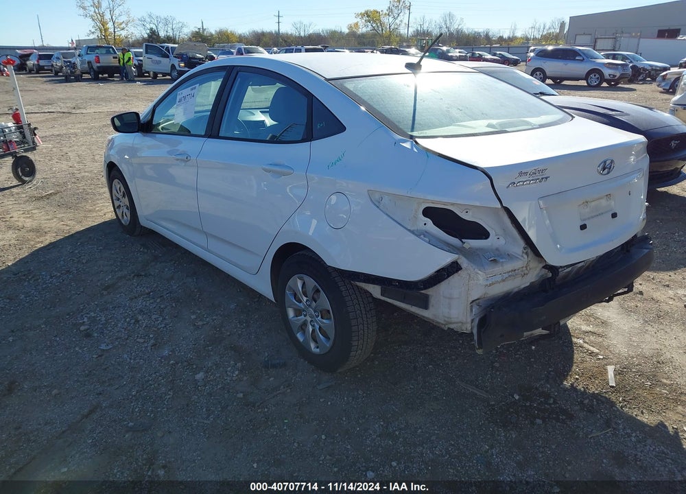 2017 HYUNDAI ACCENT SE VIN: KMHCT4AE6HU222371