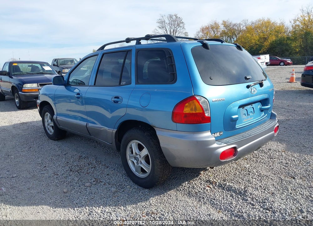 2004 HYUNDAI SANTA FE VIN: KM8SB12B44U677814