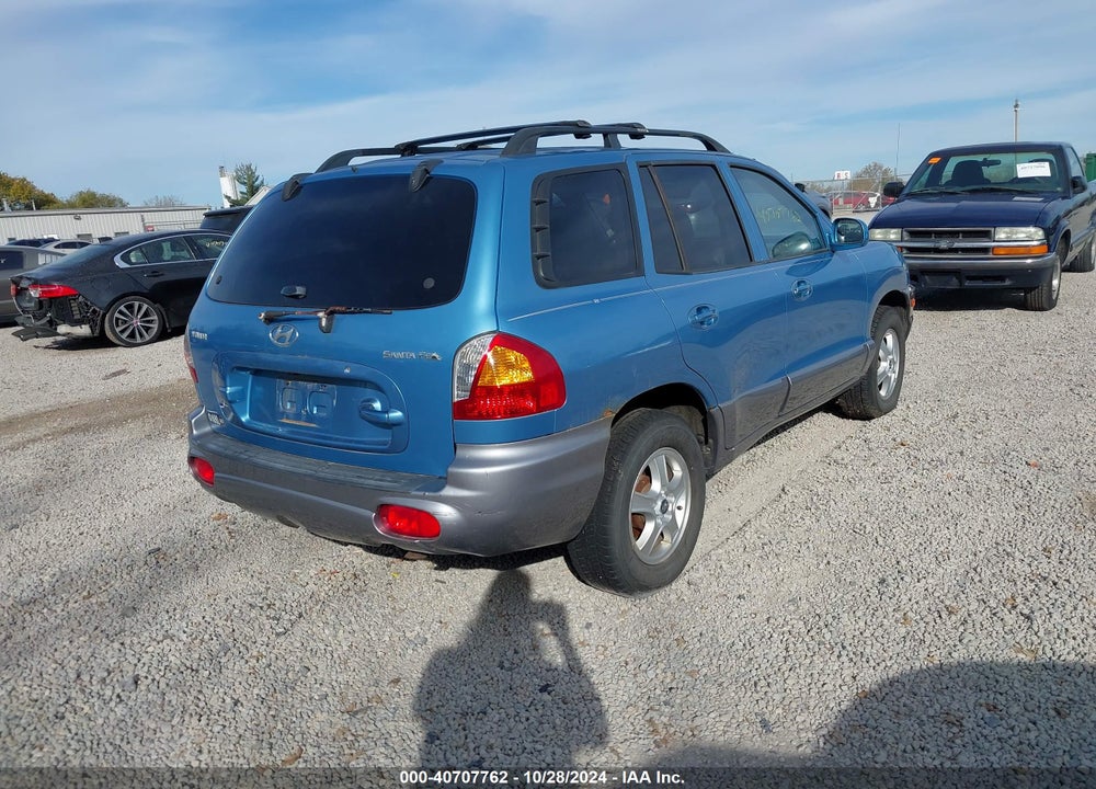 2004 HYUNDAI SANTA FE VIN: KM8SB12B44U677814