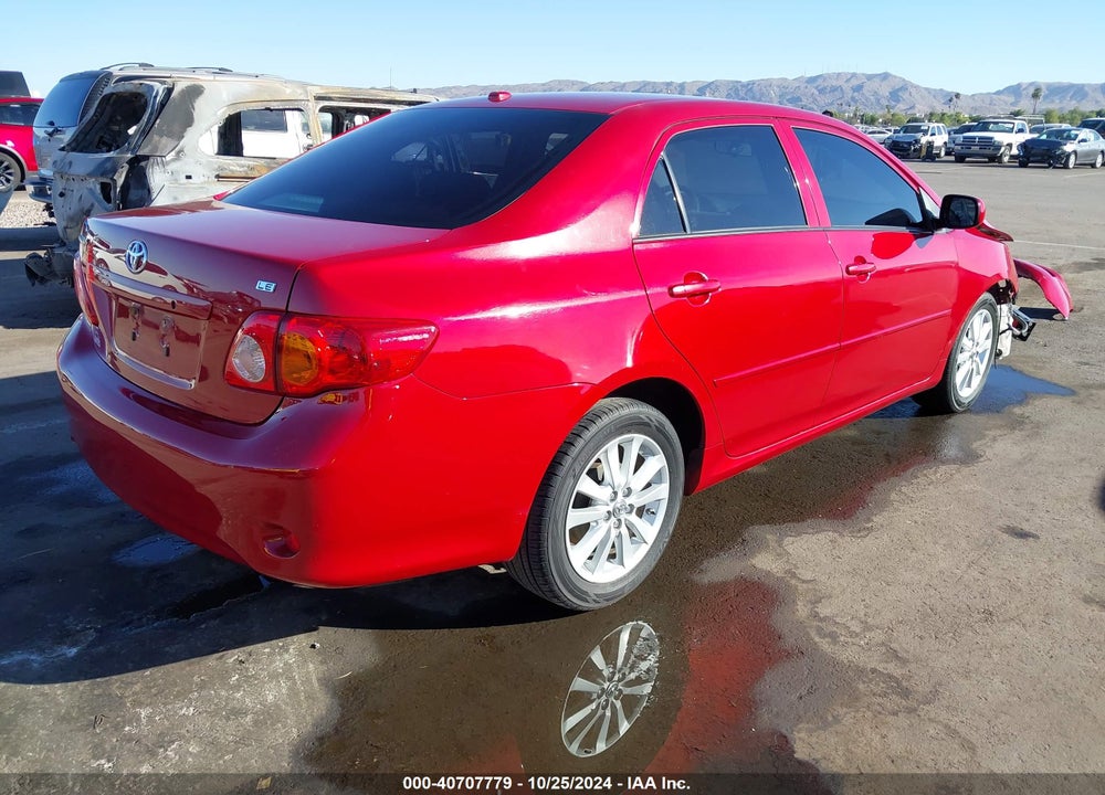 2009 TOYOTA COROLLA LE VIN: JTDBL40E699078360