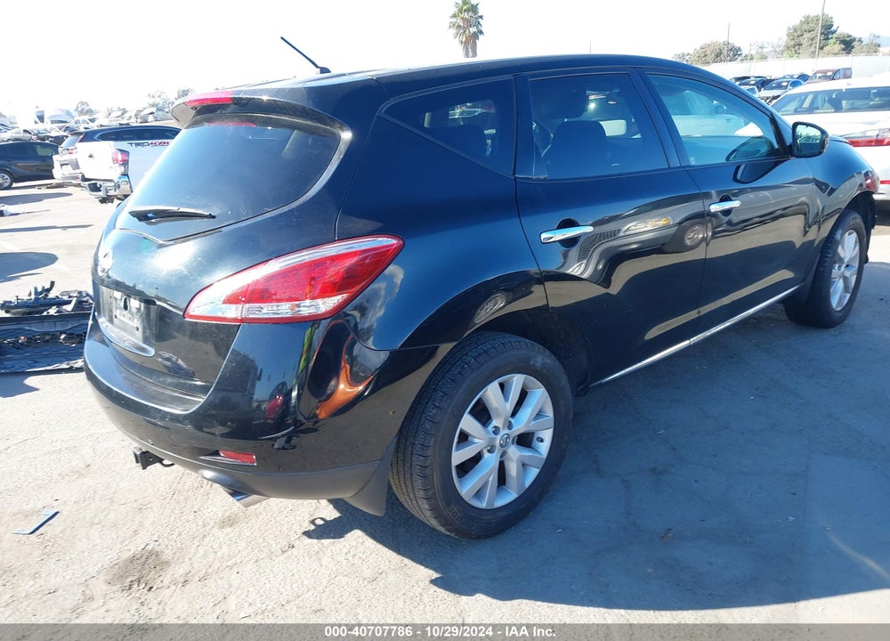 2012 NISSAN MURANO S VIN: JN8AZ1MUXCW115563