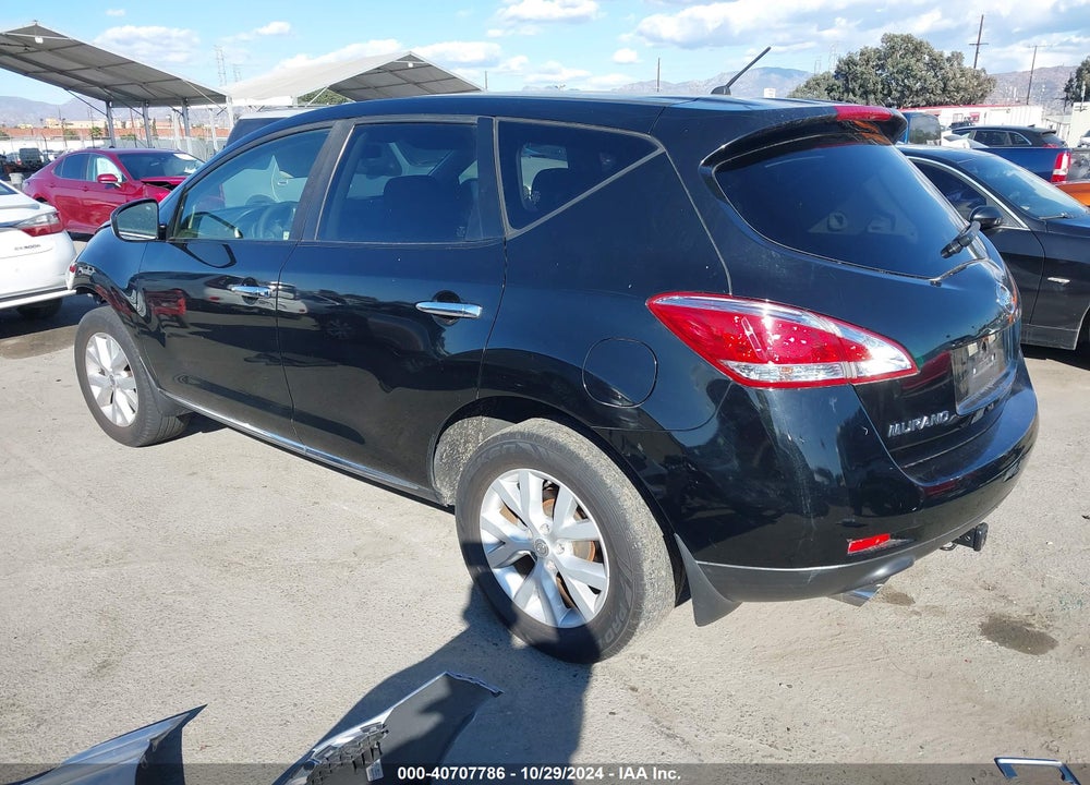 2012 NISSAN MURANO S VIN: JN8AZ1MUXCW115563