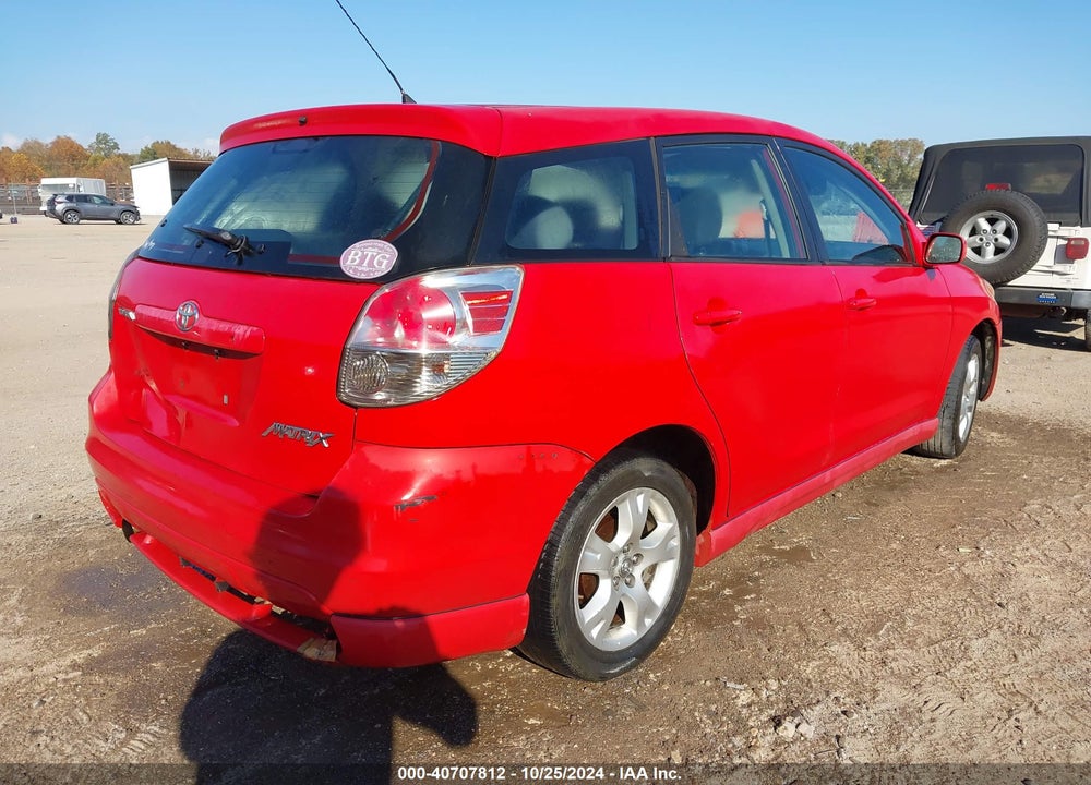 2007 TOYOTA MATRIX/XR VIN: 2T1KR32E37C681103