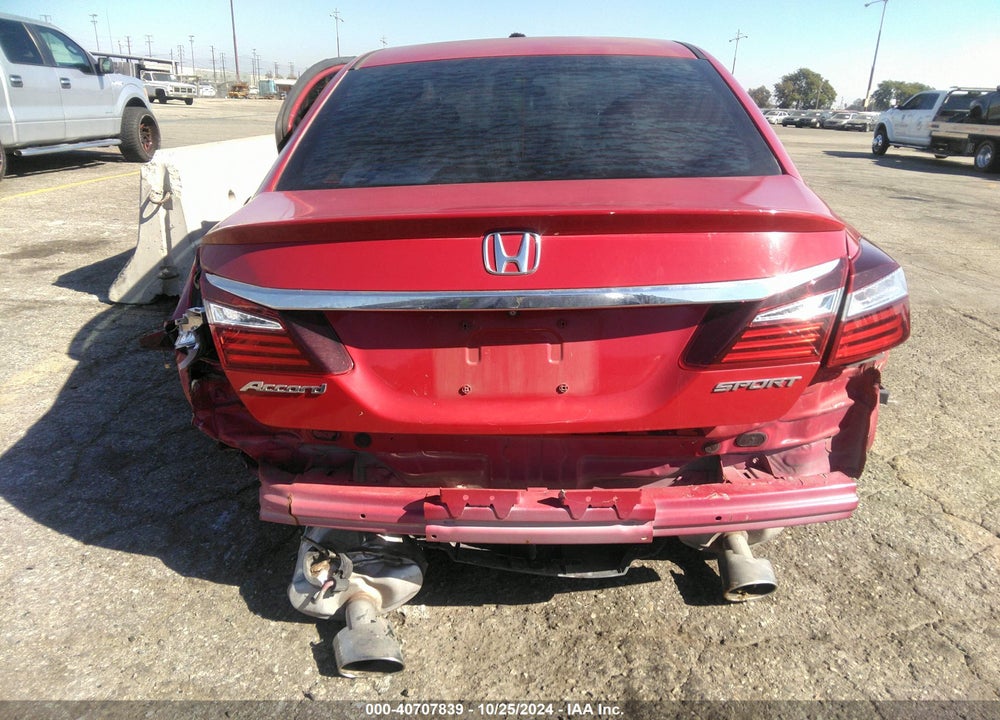 2016 HONDA ACCORD SPORT VIN: 1HGCR2F57GA061207