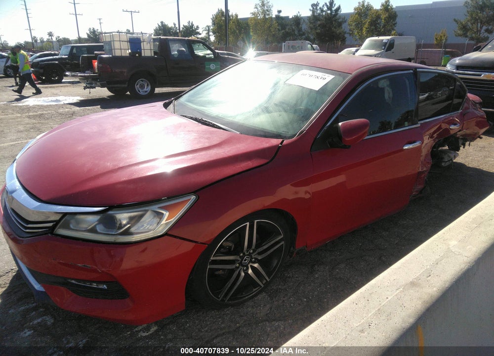 2016 HONDA ACCORD SPORT VIN: 1HGCR2F57GA061207