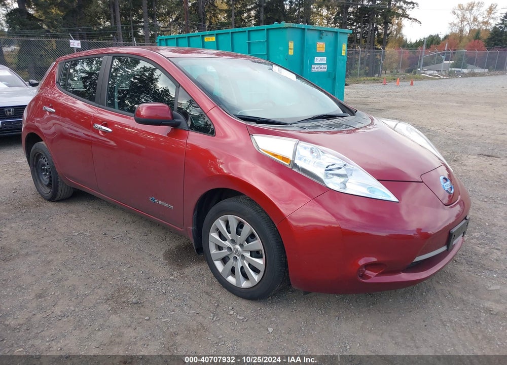 2015 NISSAN LEAF S VIN: 1N4AZ0CP9FC303634