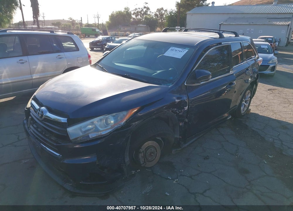 2016 TOYOTA HIGHLANDER LE PLUS V6 VIN: 5TDZKRFH2GS125771
