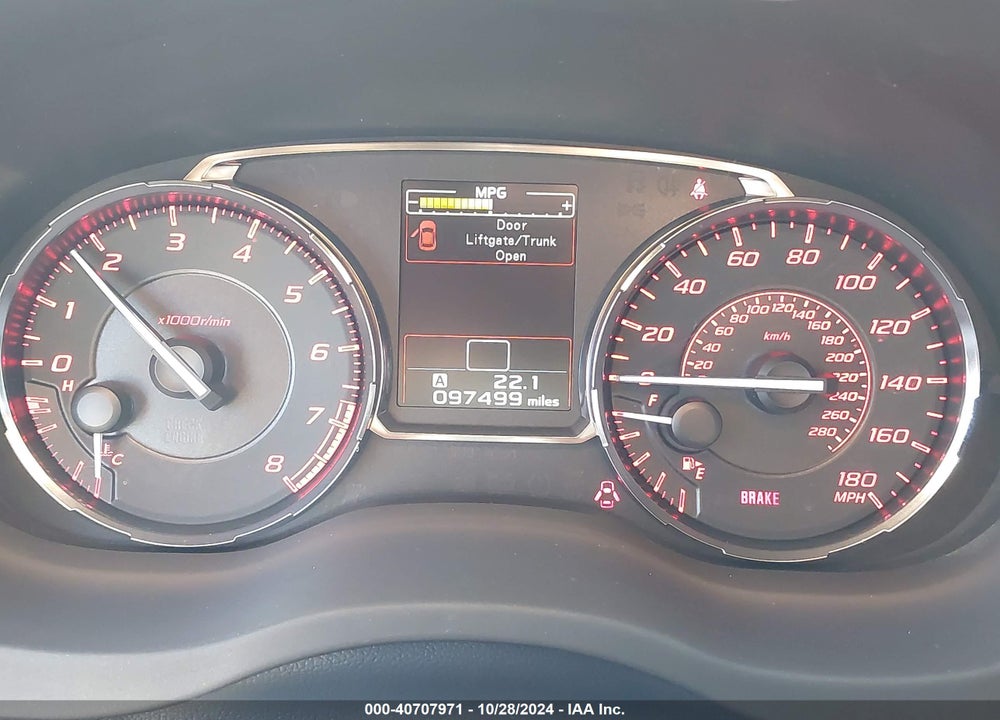 2015 SUBARU WRX VIN: JF1VA1A67F9810957