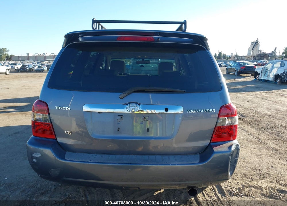 2007 TOYOTA HIGHLANDER SPORT V6 VIN: JTEGP21A770134958