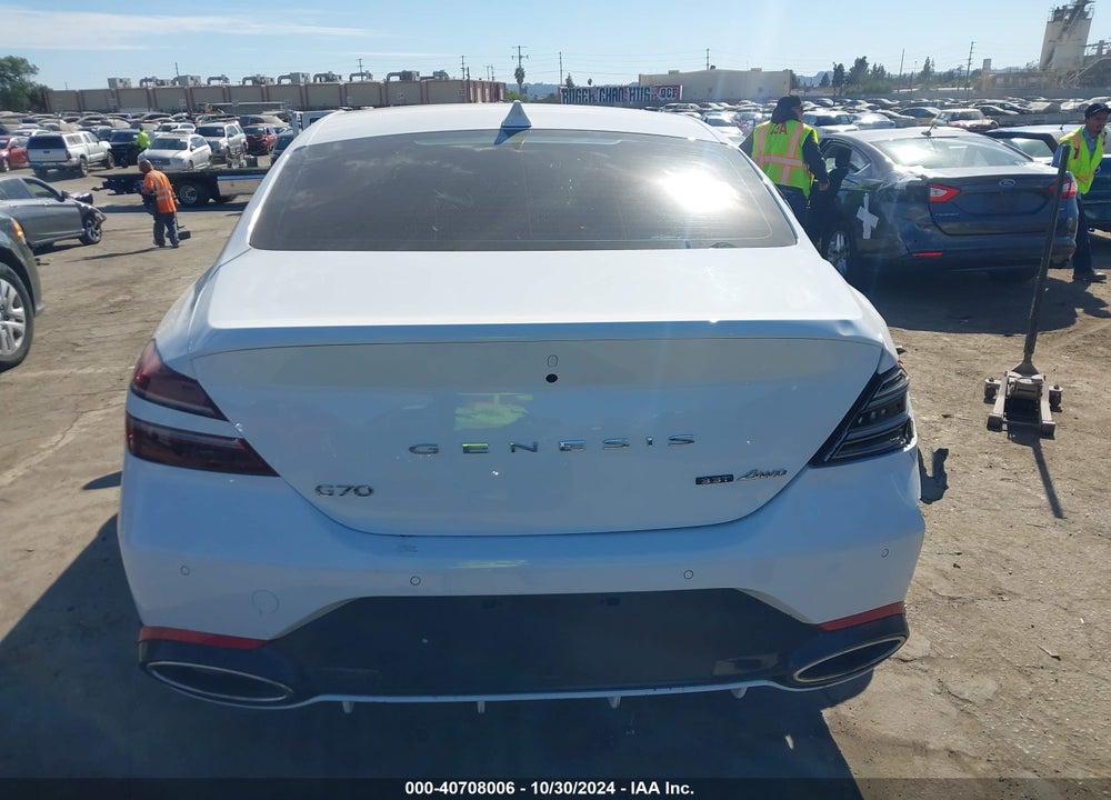 2023 GENESIS G70 3.3T AWD VIN: KMTG54TE6PU122008