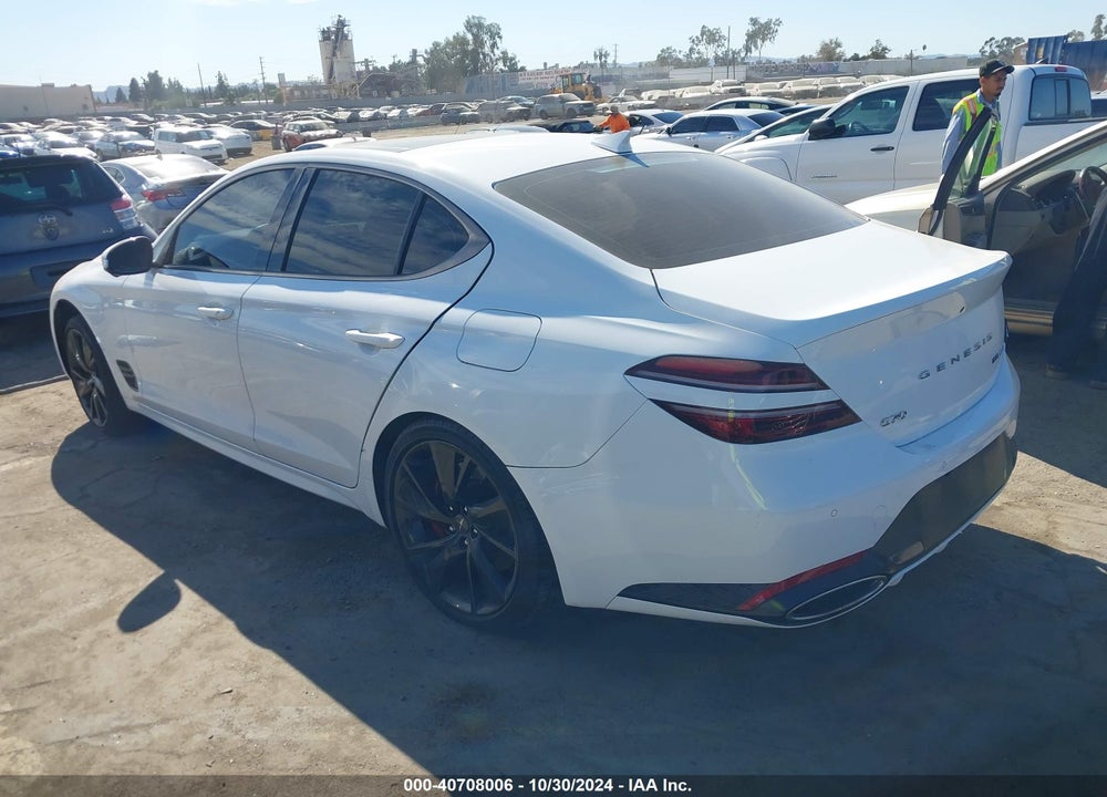 2023 GENESIS G70 3.3T AWD VIN: KMTG54TE6PU122008