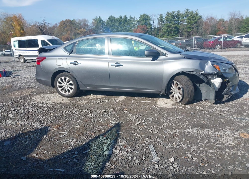 2019 NISSAN SENTRA SV VIN: 3N1AB7AP7KY348747