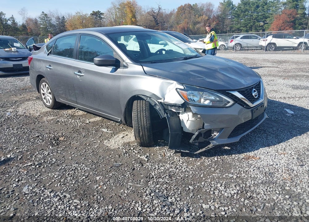 2019 NISSAN SENTRA SV VIN: 3N1AB7AP7KY348747