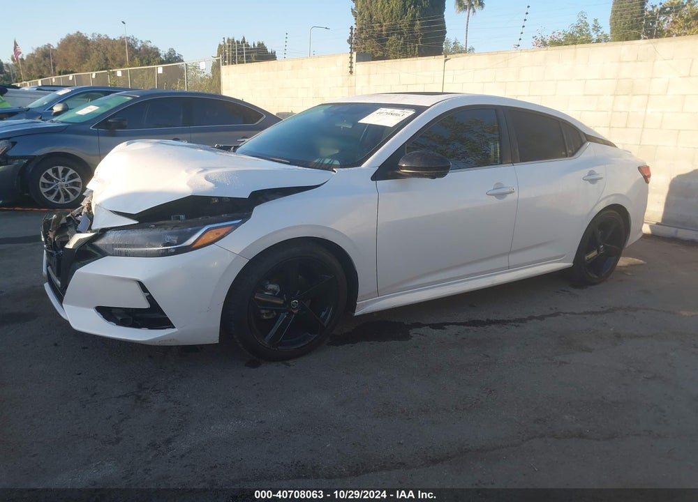 2022 NISSAN SENTRA SR XTRONIC CVT VIN: 3N1AB8DV5NY319395