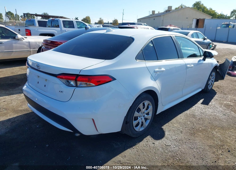 2020 TOYOTA COROLLA LE VIN: 5YFEPRAE4LP039412