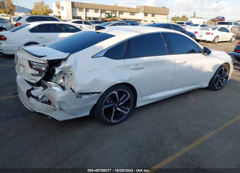 2021 HONDA ACCORD SPORT VIN: 1HGCV1F34MA062864