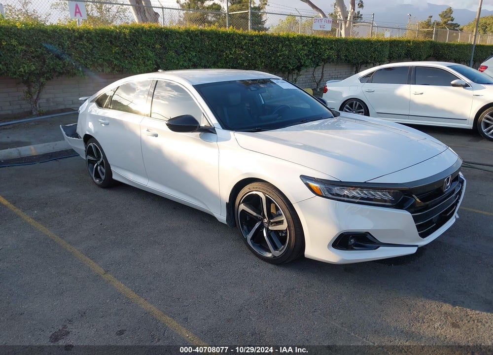 2021 HONDA ACCORD SPORT VIN: 1HGCV1F34MA062864