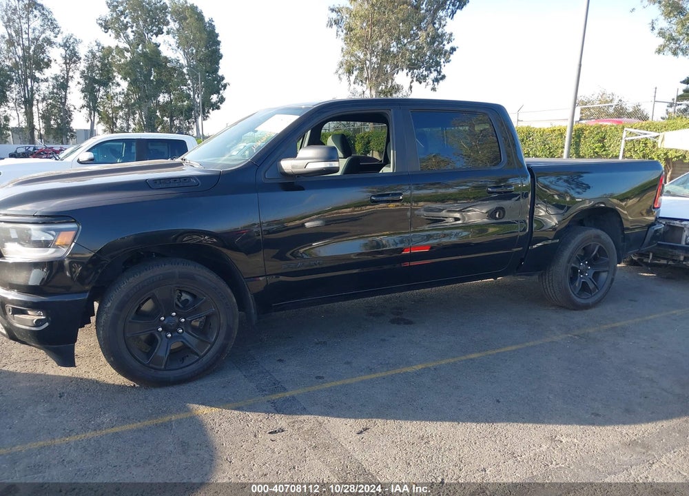 2021 RAM 1500 BIG HORN 4X2 5'7 BOX VIN: 1C6RREFT8MN661240