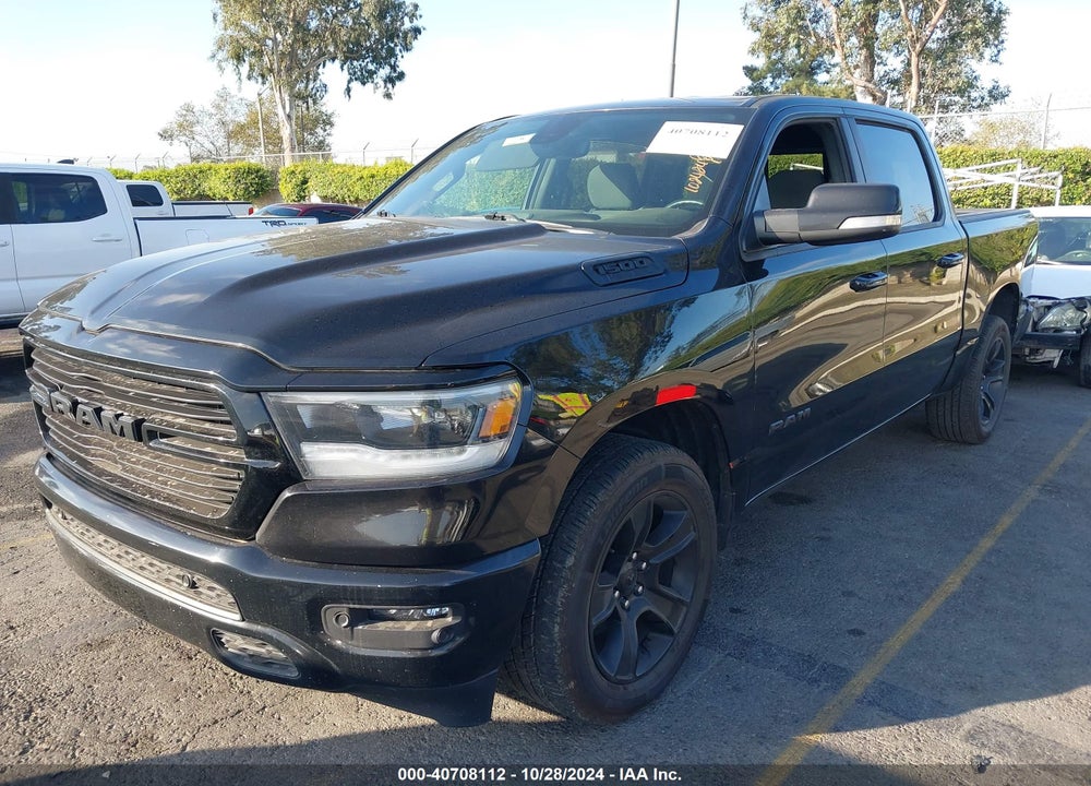 2021 RAM 1500 BIG HORN 4X2 5'7 BOX VIN: 1C6RREFT8MN661240