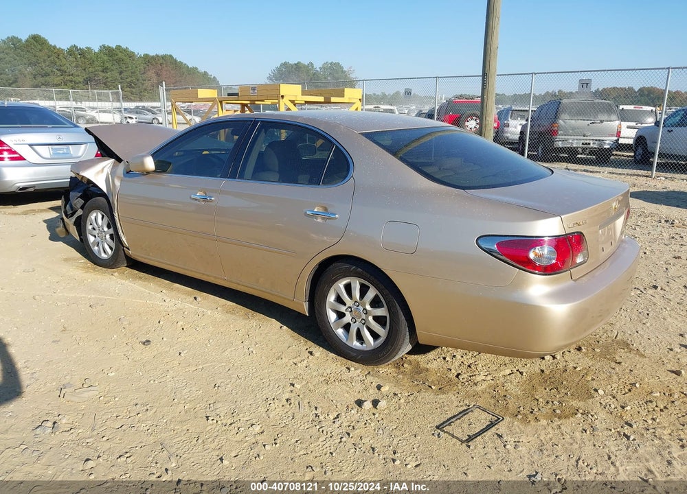 2003 LEXUS ES 300 VIN: JTHBF30G430125480