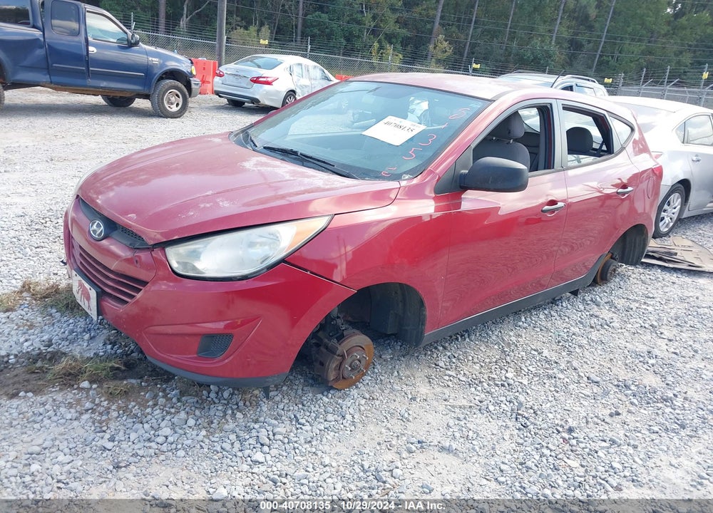 2011 HYUNDAI TUCSON GL VIN: KM8JT3AB6BU247608