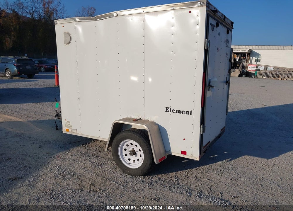 2012 LOOK 5X8 BOX TRAILER VIN: 53BTE0811CF002483