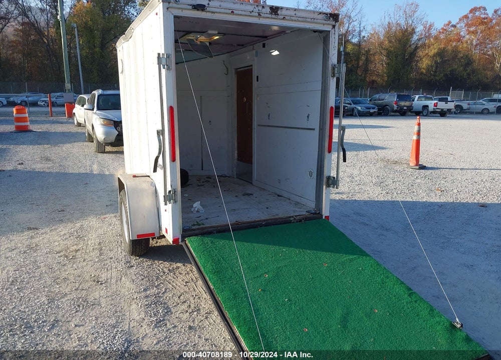 2012 LOOK 5X8 BOX TRAILER VIN: 53BTE0811CF002483