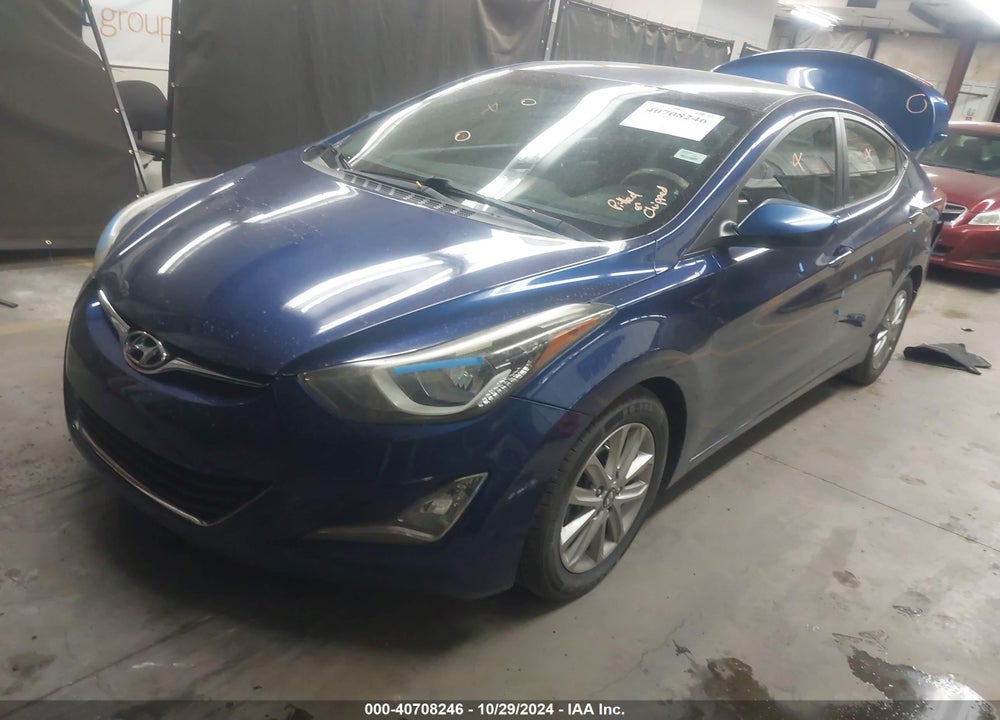 2016 HYUNDAI ELANTRA SE VIN: 5NPDH4AE1GH781684