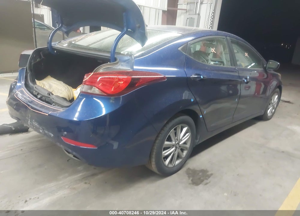 2016 HYUNDAI ELANTRA SE VIN: 5NPDH4AE1GH781684