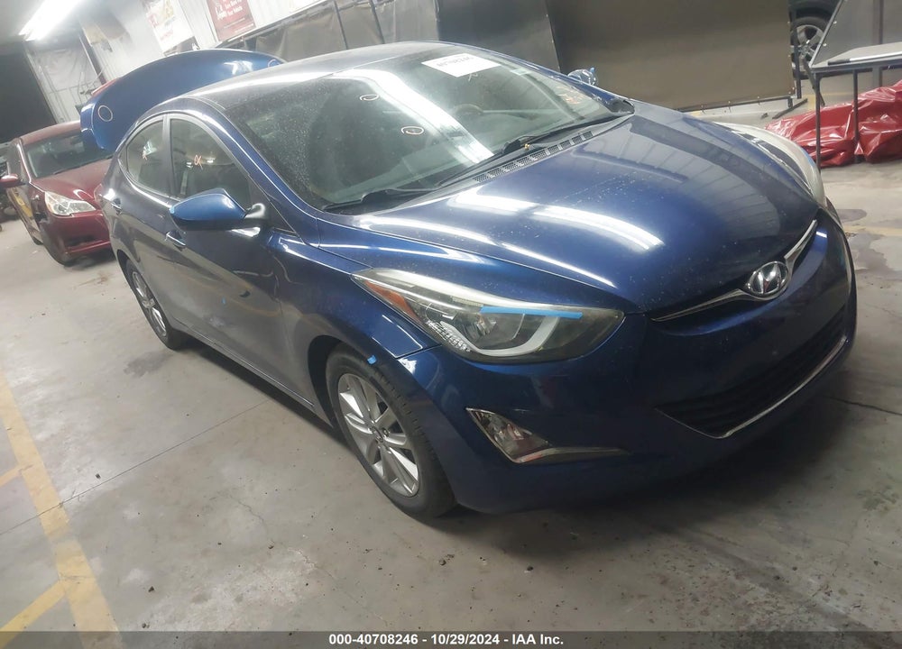2016 HYUNDAI ELANTRA SE VIN: 5NPDH4AE1GH781684