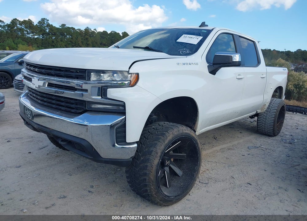 2021 CHEVROLET SILVERADO 1500 4WD  SHORT BED LT/4WD  STANDARD BED LT VIN: 1GCUYDED6MZ203585