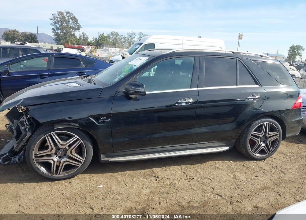 2012 MERCEDES-BENZ ML 63 AMG 4MATIC VIN: 4JGDA7EB9CA063495