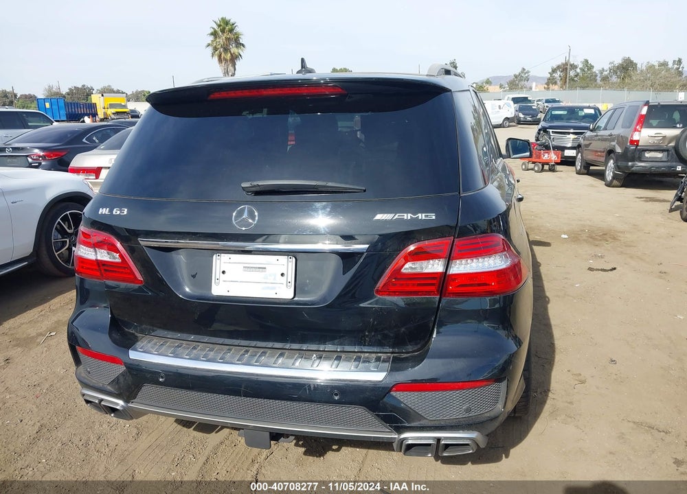 2012 MERCEDES-BENZ ML 63 AMG 4MATIC VIN: 4JGDA7EB9CA063495