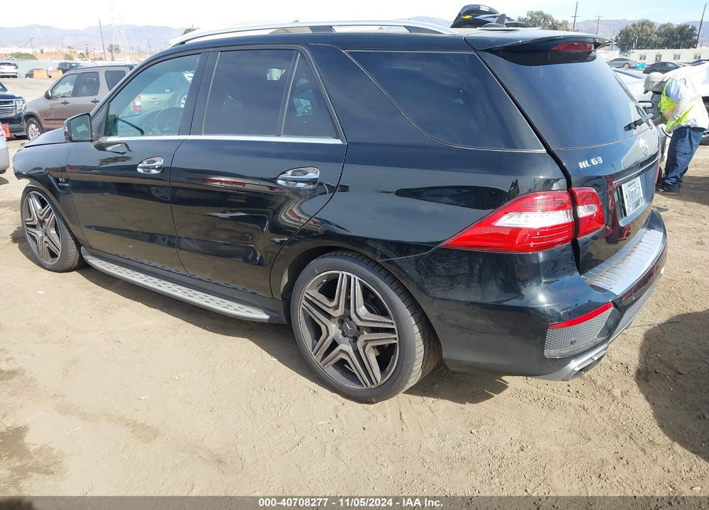 2012 MERCEDES-BENZ ML 63 AMG 4MATIC VIN: 4JGDA7EB9CA063495