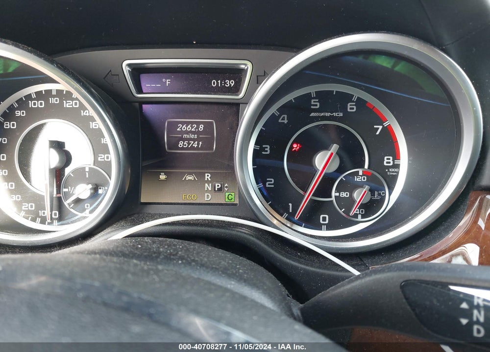 2012 MERCEDES-BENZ ML 63 AMG 4MATIC VIN: 4JGDA7EB9CA063495