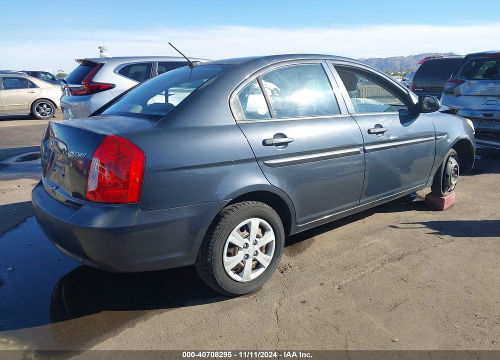 2009 HYUNDAI ACCENT GLS VIN: KMHCN46C89U325780