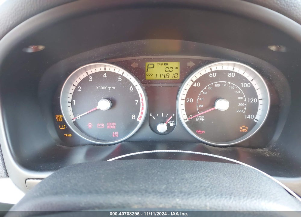 2009 HYUNDAI ACCENT GLS VIN: KMHCN46C89U325780