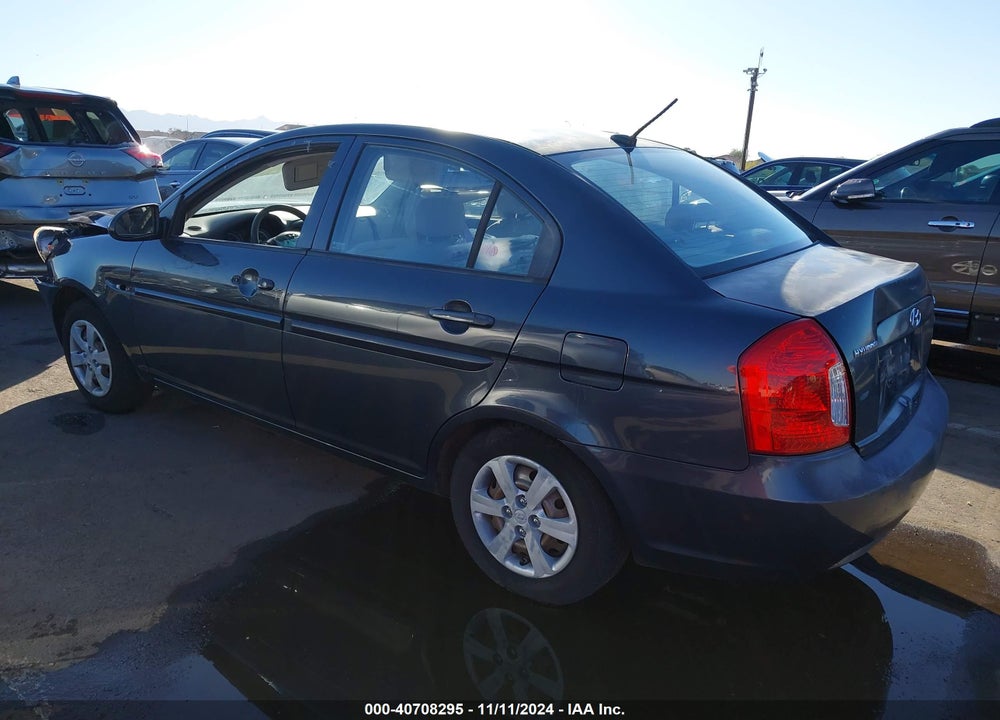 2009 HYUNDAI ACCENT GLS VIN: KMHCN46C89U325780