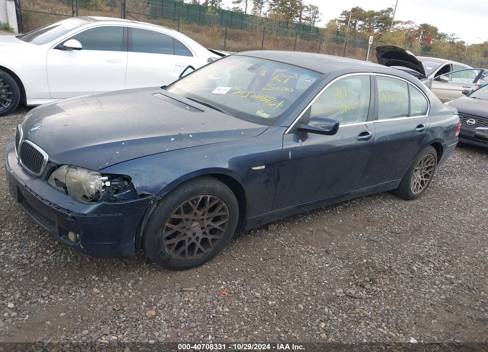2007 BMW 750I VIN: WBAHL83527DT09923