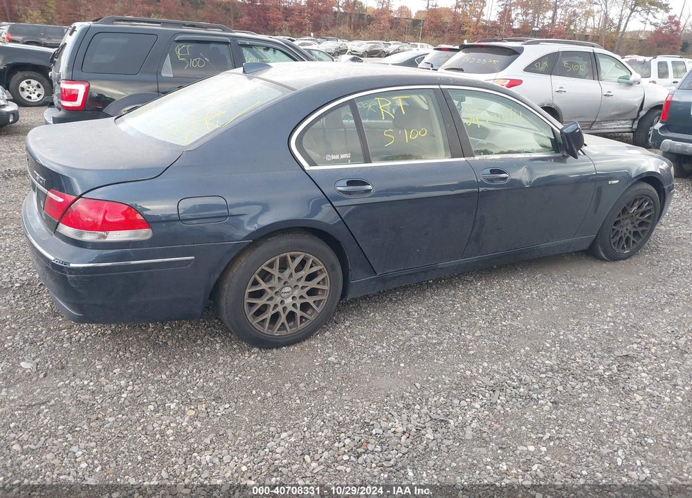 2007 BMW 750I VIN: WBAHL83527DT09923