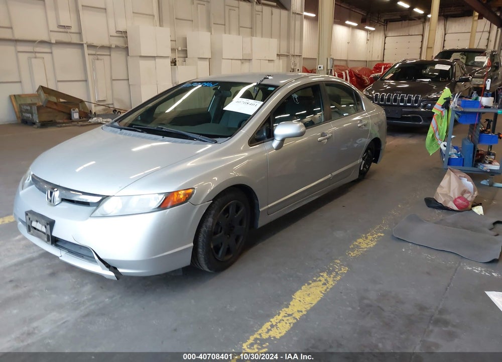 2008 HONDA CIVIC LX VIN: 1HGFA16518L044648