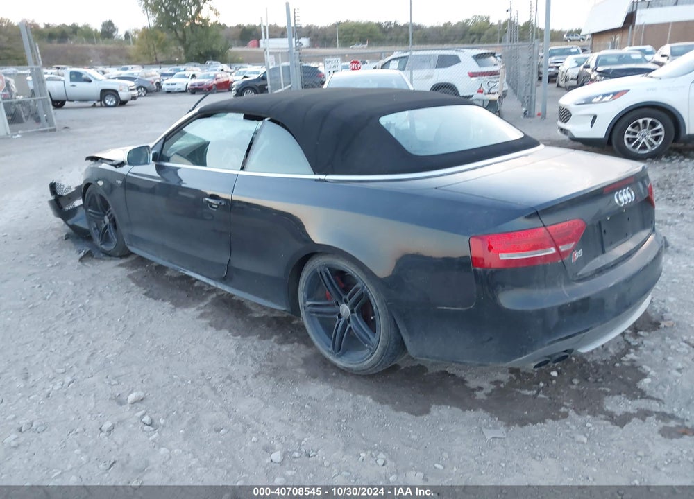 2011 AUDI S5 3.0 PREMIUM PLUS VIN: WAUVGAFH5BN009414