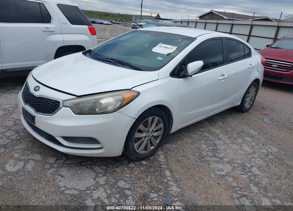 2014 KIA FORTE LX VIN: KNAFX4A62E5235250