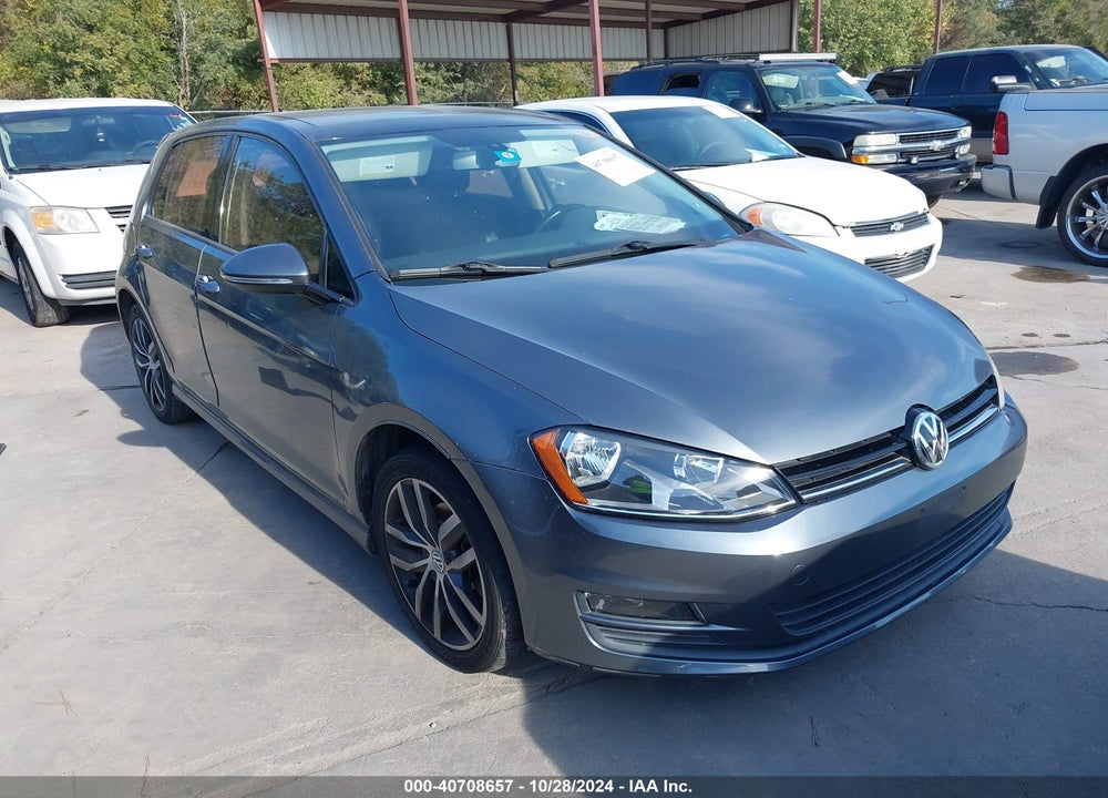 2015 VOLKSWAGEN GOLF TSI SE 4-DOOR VIN: 3VW217AU8FM008009