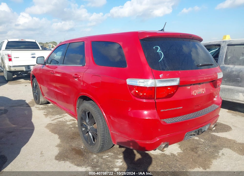 2012 DODGE DURANGO R/T VIN: 1C4SDHCT6CC121720