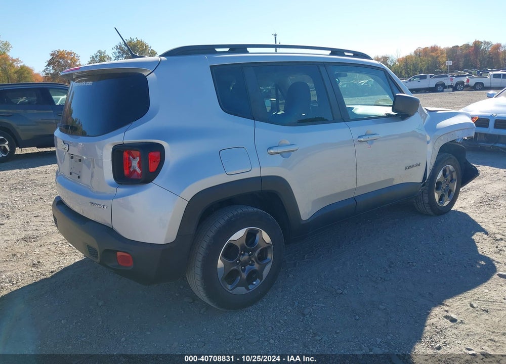 2017 JEEP RENEGADE SPORT 4X4 VIN: ZACCJBAB9HPF78769